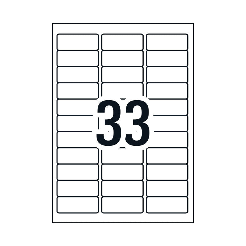 AVERY Gen Label L7157GU 33Up Bx100