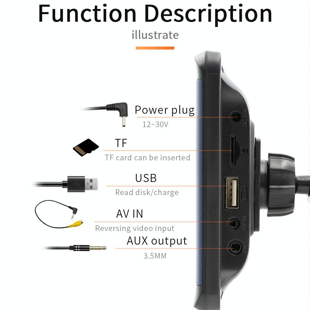 7 Inch Car Mp5 Player With Carplay & Tablet Monitor