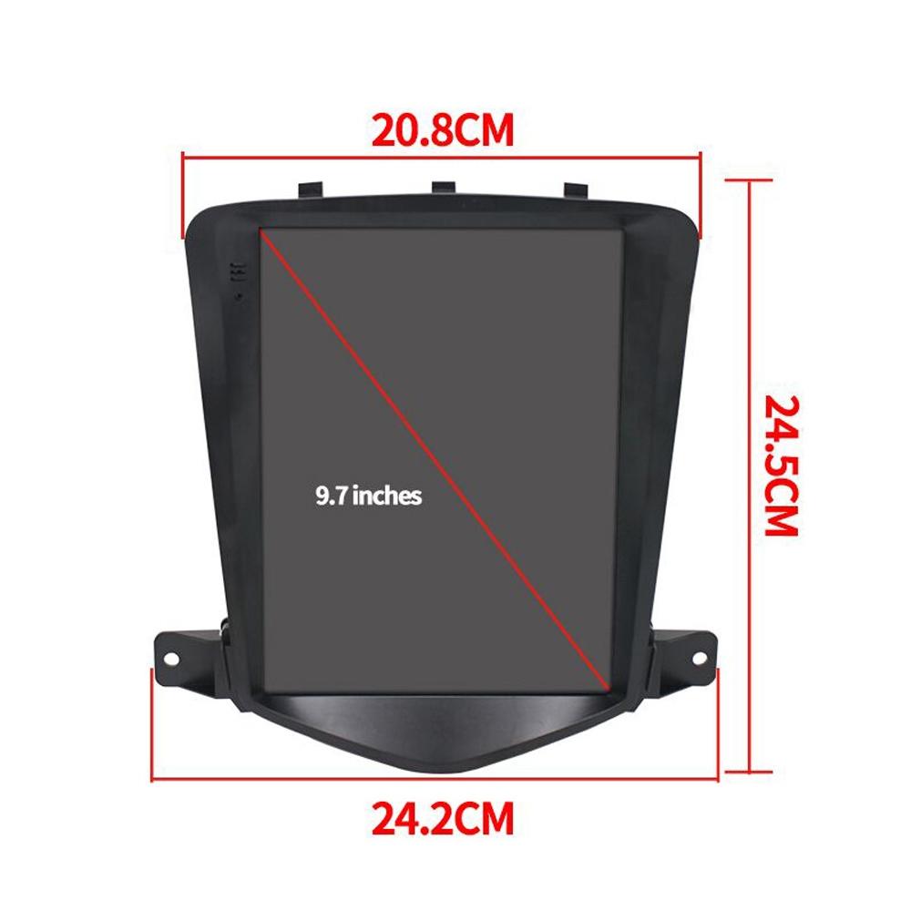 9.7 Inch Navigation System For Chevy Cruze + 12-Light Camera - 1 + 16G Standard + 12 Light Camera