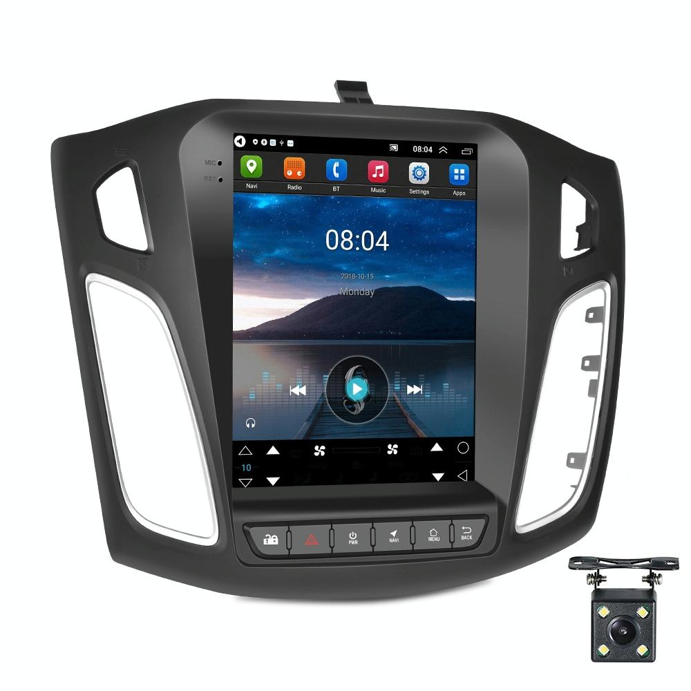 9.7 Inch Android Car Integrated Machine For Ford Focus - Standard + 4 Light Camera 2 + 64G