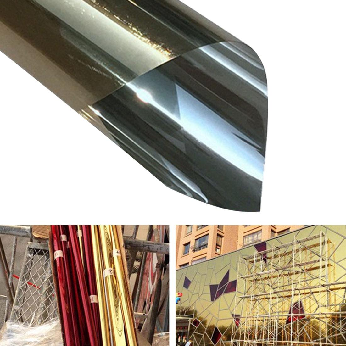 70cm Uv Reflective one Way Privacy Window Film Sticker - Silver