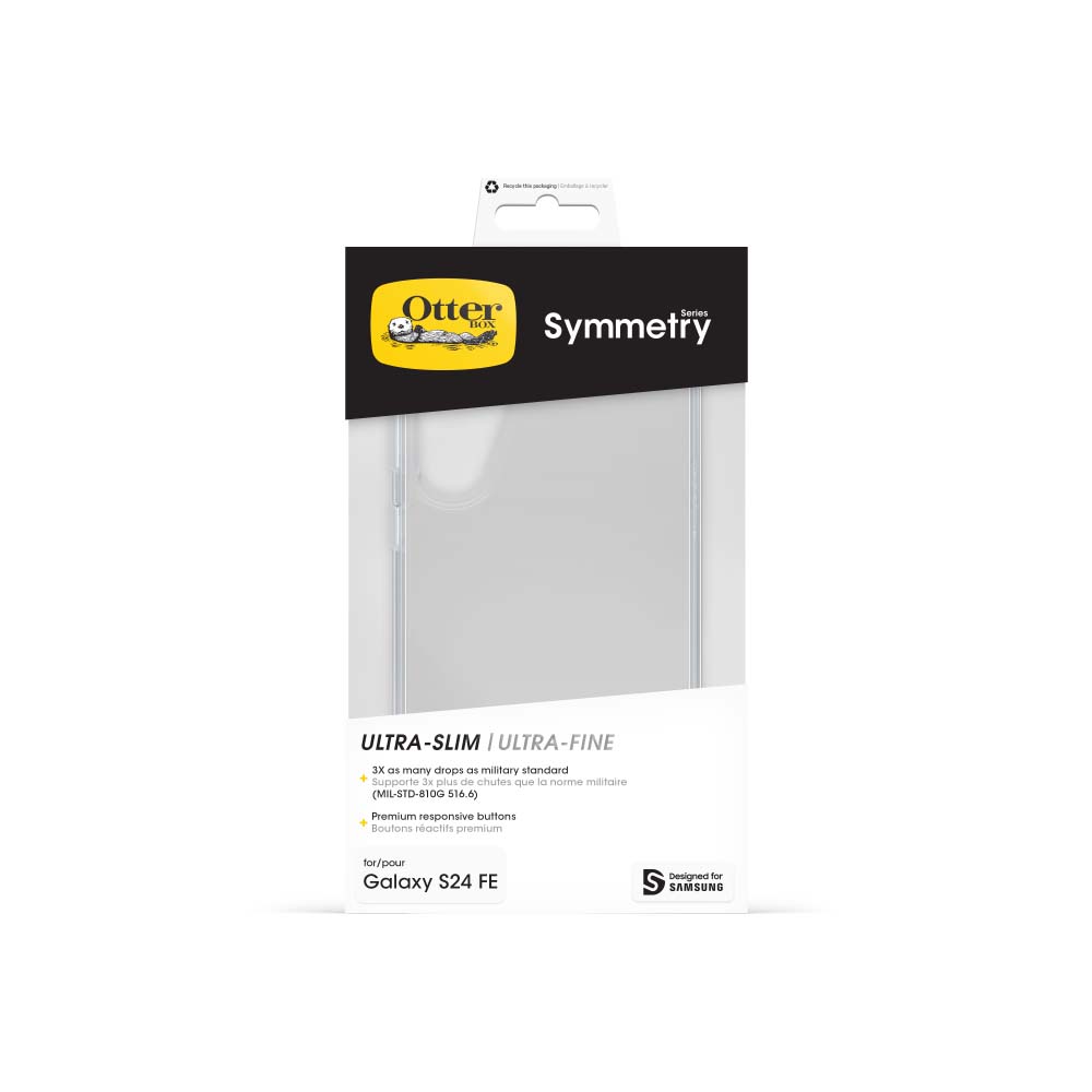 OtterBox Symmetry Back Case for Samsung Galaxy S24FE - Clear