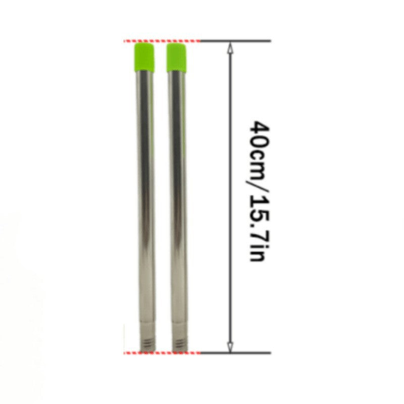 Fruit picking tool with telescopic pole - stainless steel fruit picking pole, high altitude tree fruit picking tool 2.4m