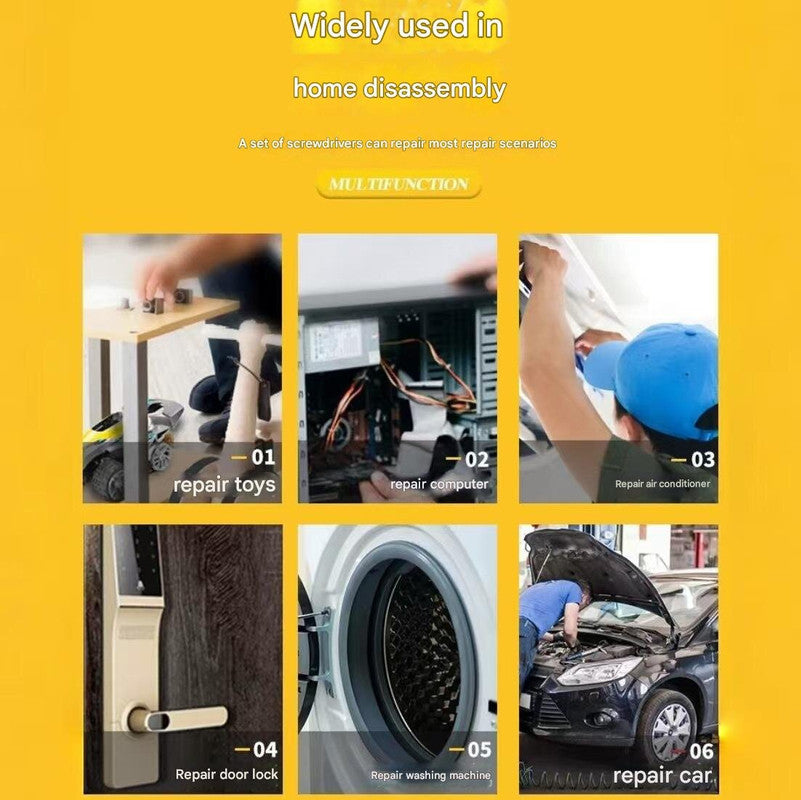 9-Piece Insulated Screwdriver Set - Home Repair & Electrical Work