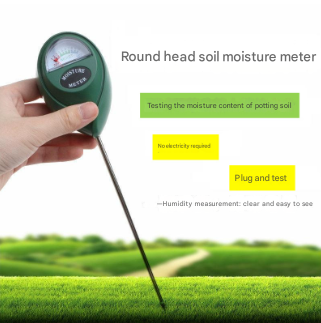 2 Pcs (1 Green + 1 Black) Soil Moisture Meter - Accurate Plant Water Monitor for Garden & Potted Plants, No Batteries Needed