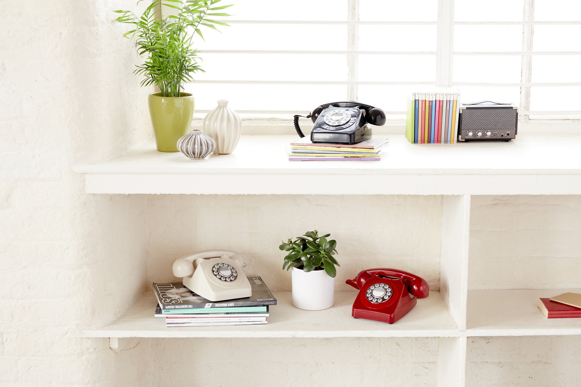GPO RETRO GPO 746 PUSH BUTTON TELEPHONE - BLACK