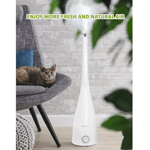 2X SANSAI Air Humidifier Ultrasonic Cool Mist 3.3L WHITE