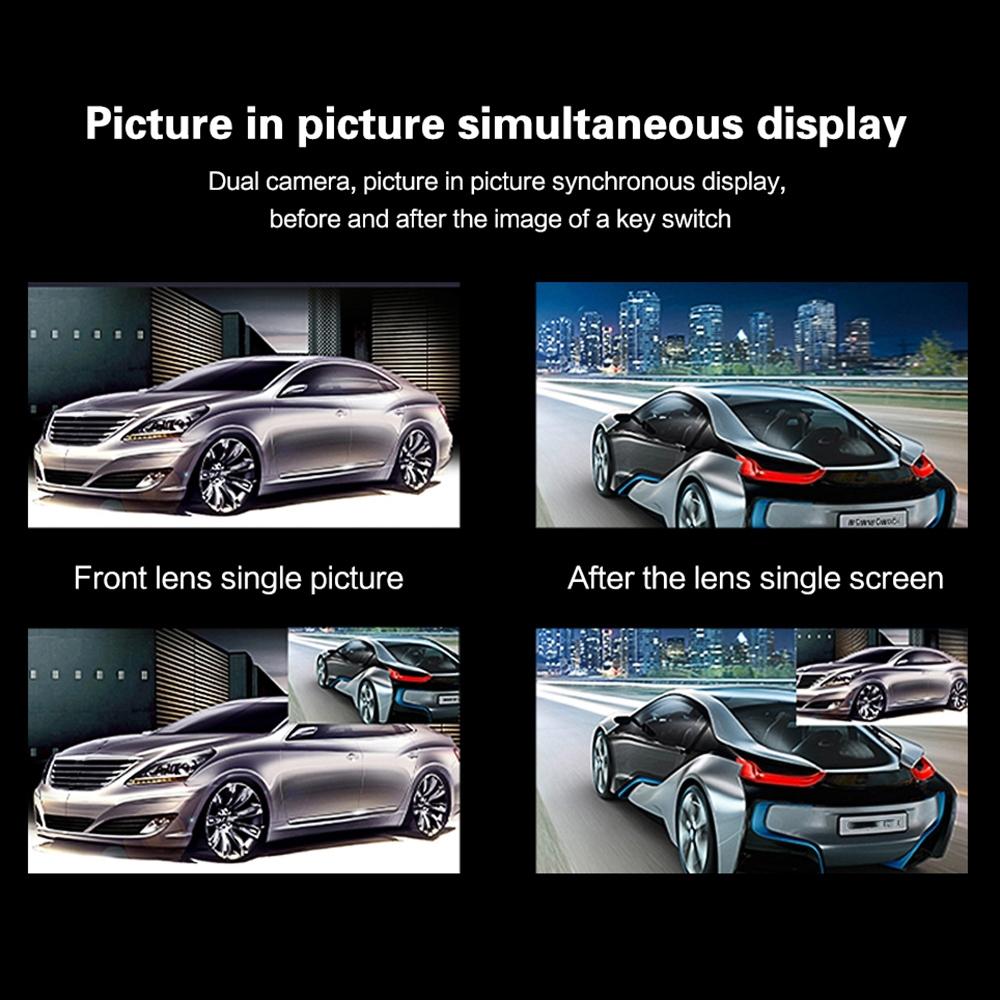 5 Lcd Touch Screen Rear View Mirror Car Recorder with Separate Camera