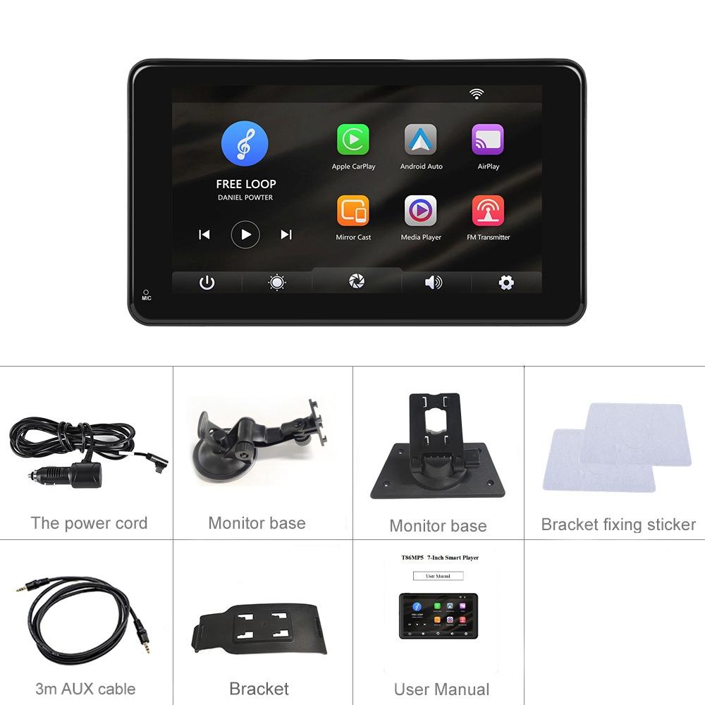 7 Inch Hd Smart Screen With Wireless Carplay & Android Auto - No Camera