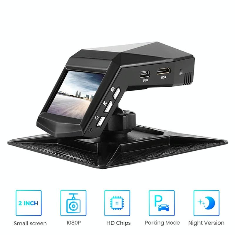 1080p Night Vision Hidden Driving Recorder with Aromatherapy - 2 Inch Hd Single Lens