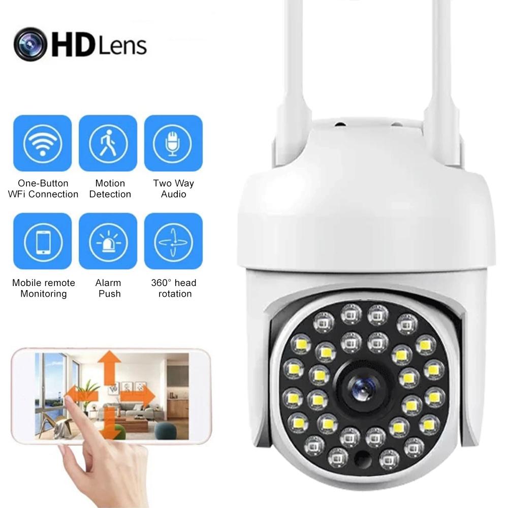 Smart Ptz Camera With 1080P Resolution And Two-Way Voice Intercom