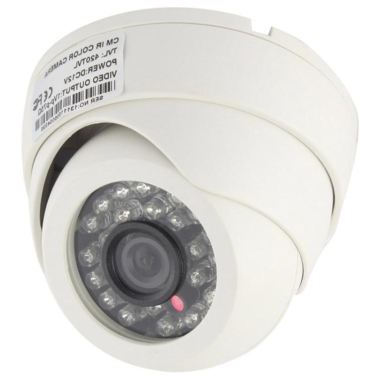 24 Led Infrared Camera With 3.6Mm Lens - 20M Ir Distance Abs Material