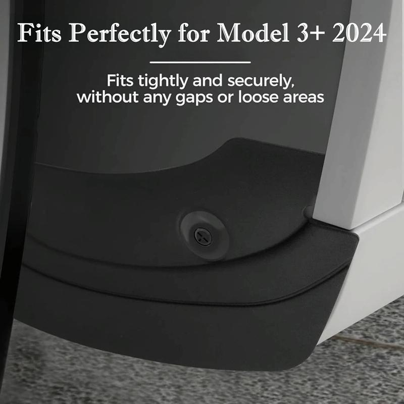 For Tesla Model 3 2024 4Pcs / Set Car Fenders Mud Flap Modification Accessories