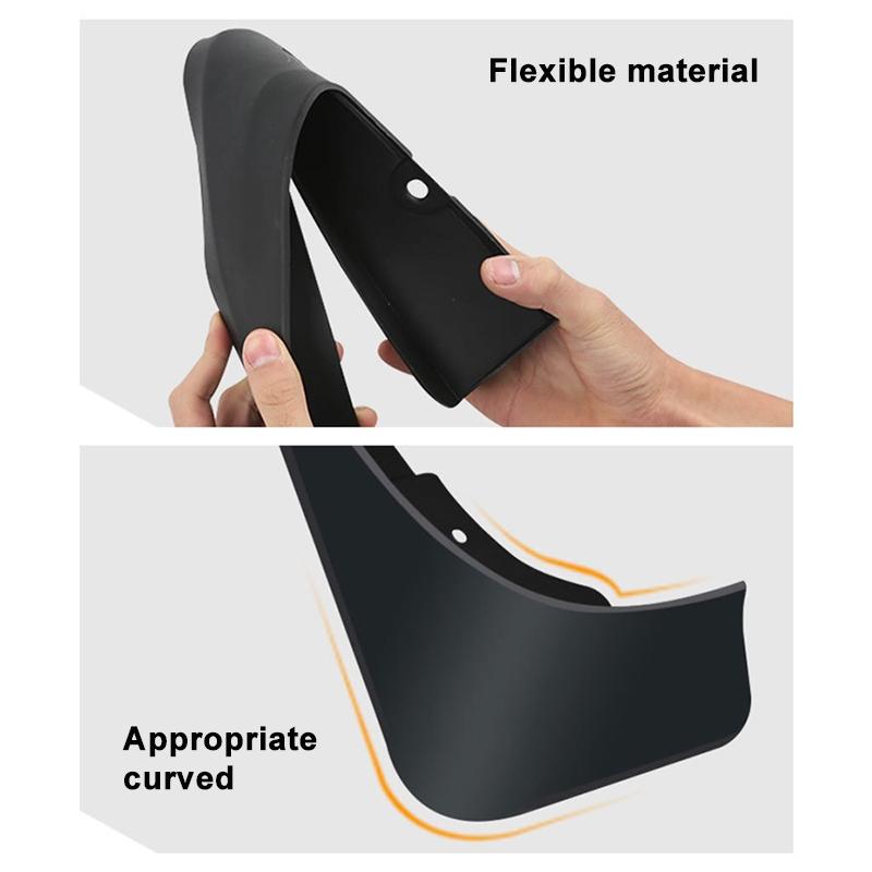 For Suzuki Jimny 2019-2023 4Pcs / Set Car Auto Soft Plastic Splash Flaps Fender Guard