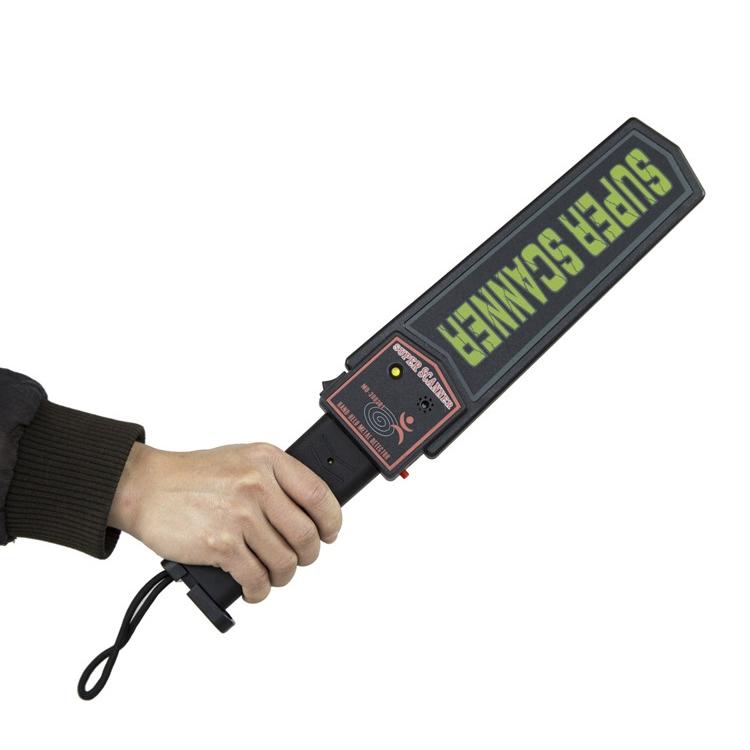 Black Super Scanner Wand Metal Detector - Md-3003b1