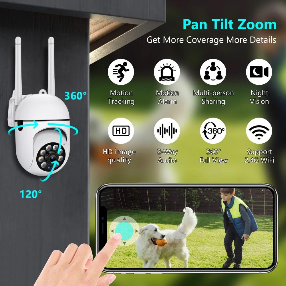 Wireless Hd Smart Camera With Night Vision & Two-Way Audio - 32Gb Memory