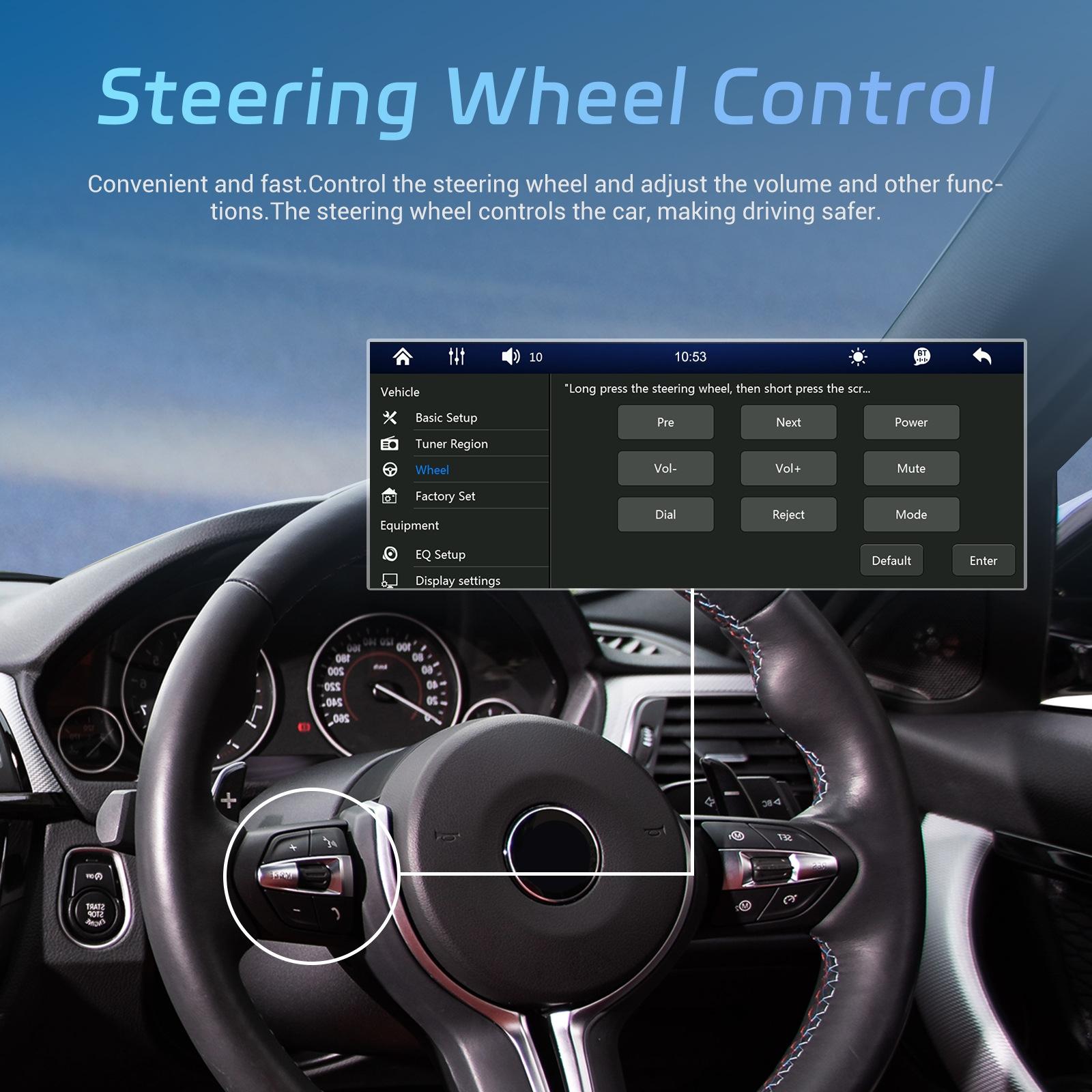 6.9 Inch Car Mp5 Player With Carplay Function & Backup Camera - Standard + Ahd Camera