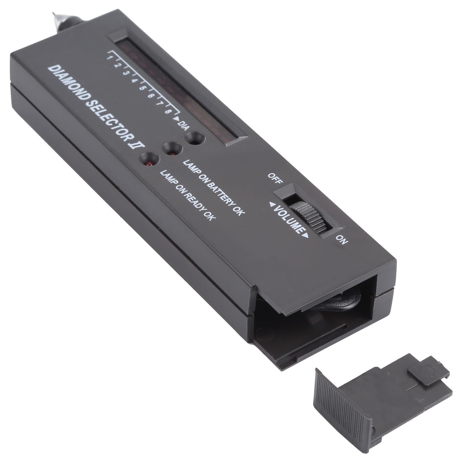 Led Diamond Selector with Battery Indicator - Black