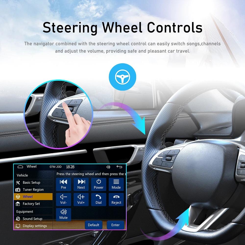 5 Inch Car Mp5 Inch Player With Bluetooth & Microphone - Standard + 12 Lights Camera