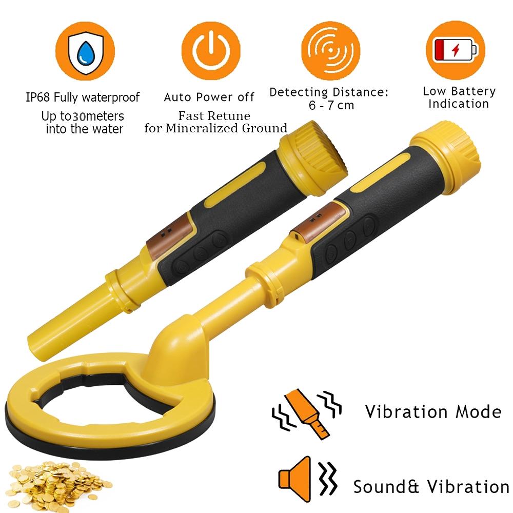 Waterproof 2-in-1 Underwater Metal Detector - 60m Submersible