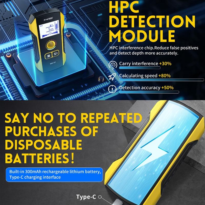 Multifunctional Wall Wire Detector - Load-bearing Dark Line Scanner