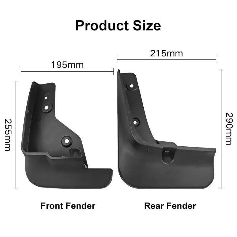 For Mazda Cx-5 2022 4Pcs / Set Car Auto Soft Plastic Splash Flaps Fender Guard