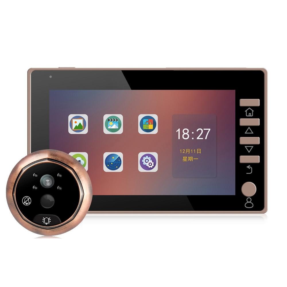 4.5 Screen Security Camera With Night Vision & Motion Detection - Tf Card Support