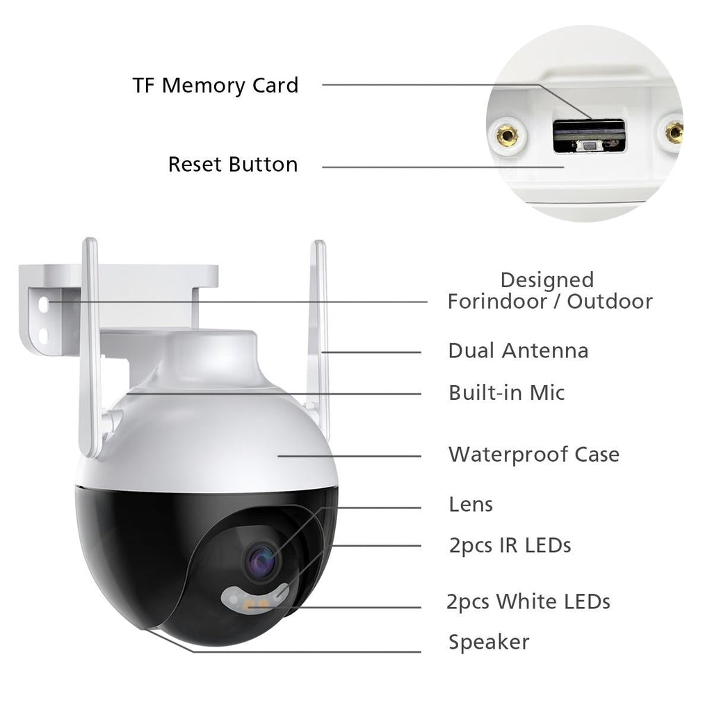 Wireless Hd Smart Camera - 4Mp Wifi Surveillance