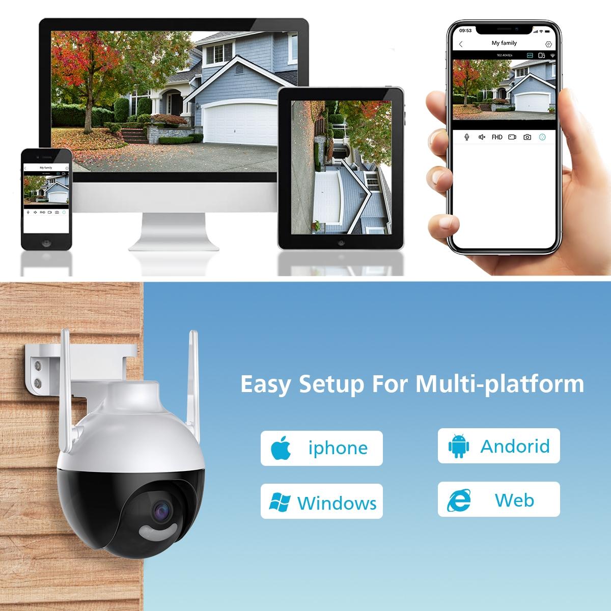 Wireless Hd Smart Camera - 4Mp Wifi Surveillance