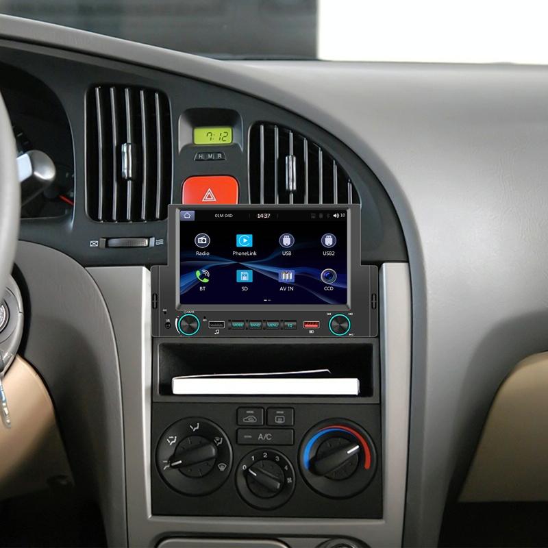 6.2 Inch Single Butt Carplay Car Monitor - Universal Wired Mp5 Player - Standard + Ahd Camera