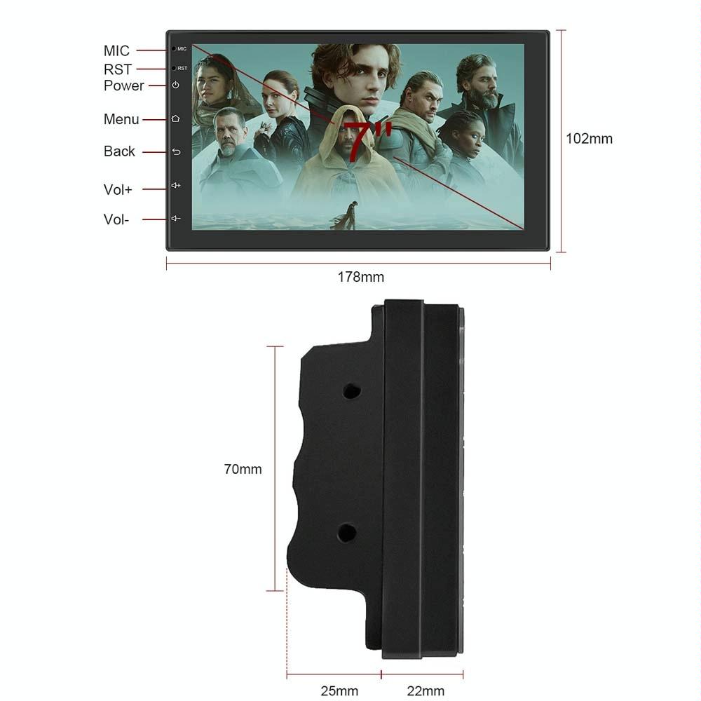 7 Inch Android Car Navigation Player + Ahd Camera - 2 + 32G