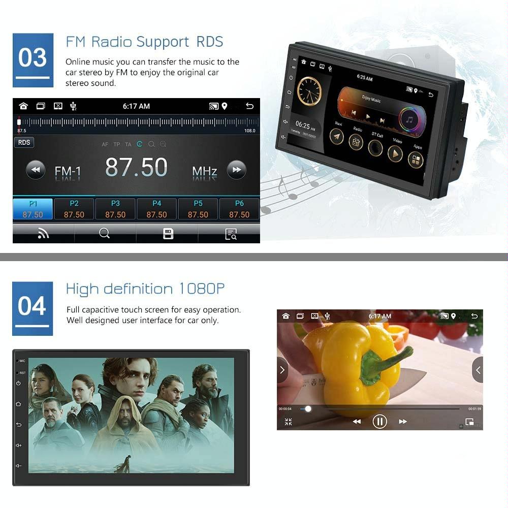 7 Inch Android Car Navigation Player + Ahd Camera - 2 + 32G