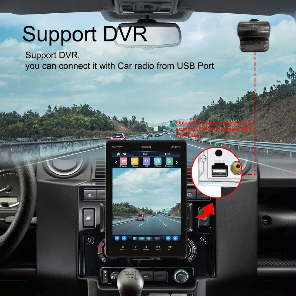 9.5 Inch Carplay Mp5 Player + 12 Light Camera - Standard Style