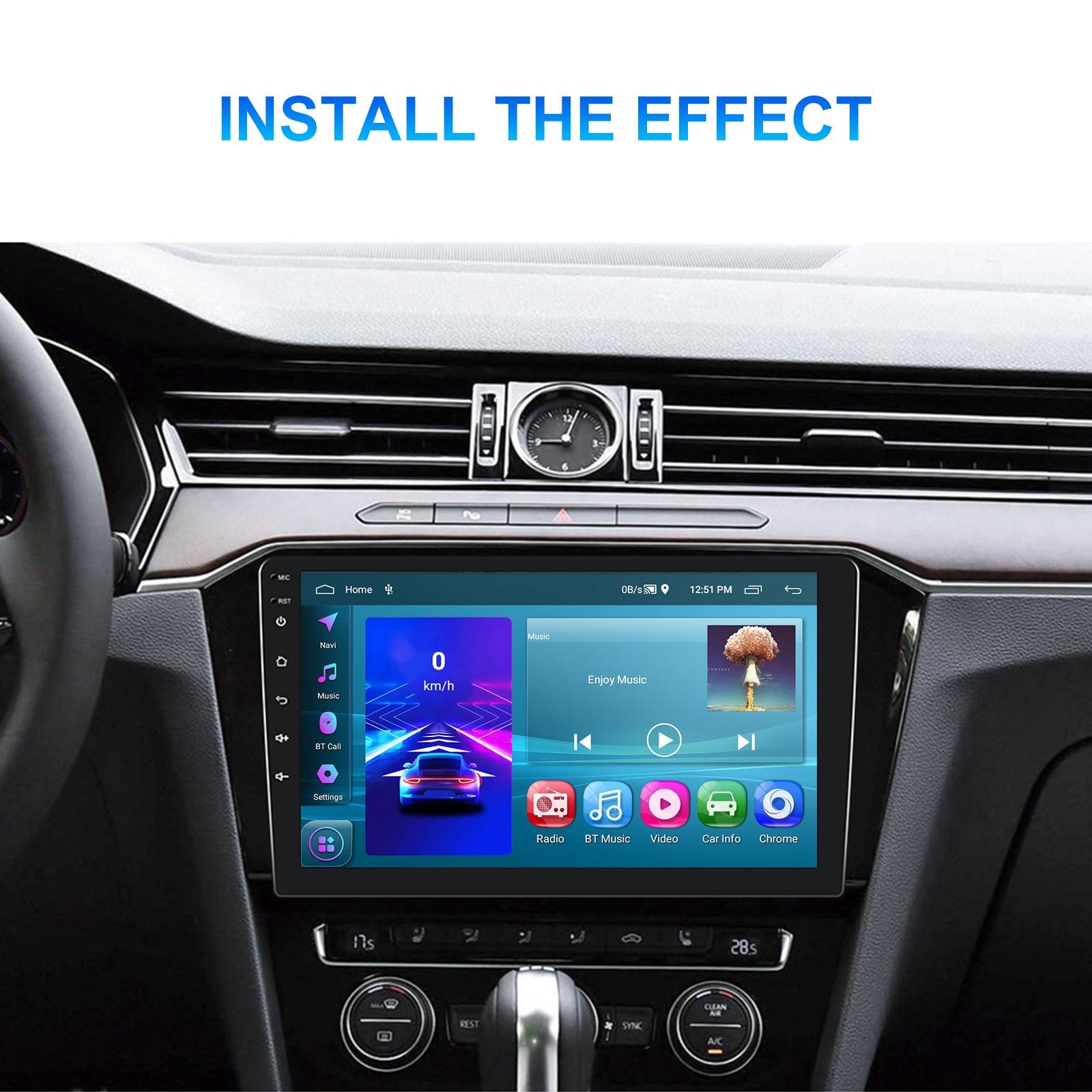 10 Inch Car Android Navigation Screen With Carplay - 2 + 64G Ahd Camera