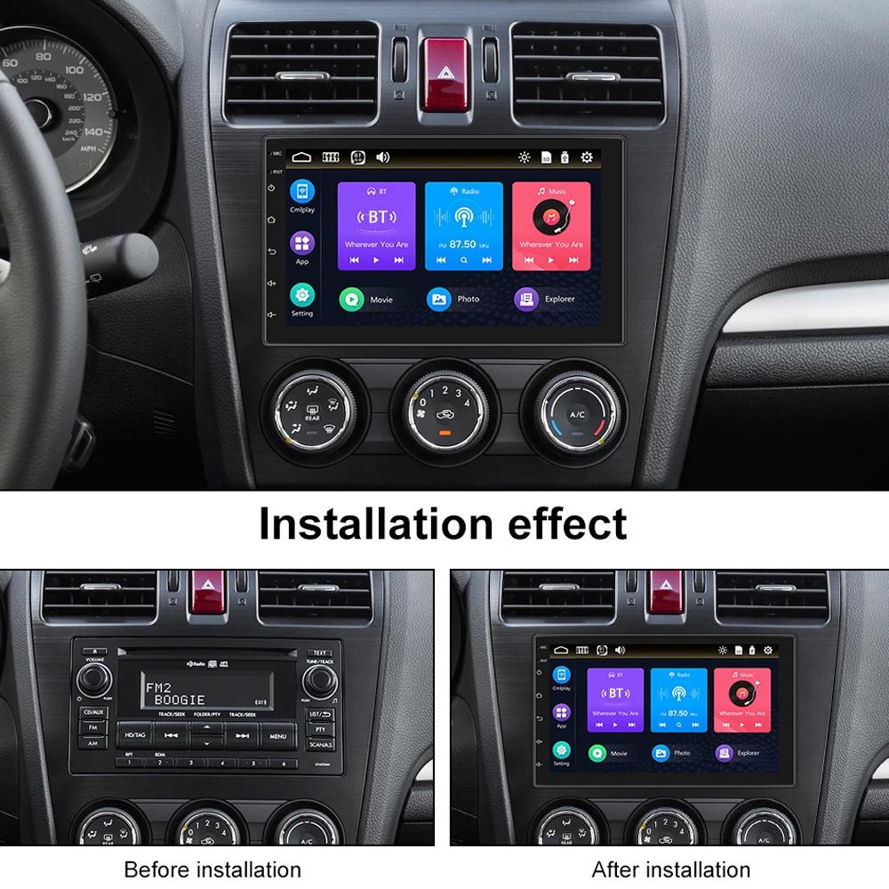 7 Inch Touch Button Dual Ingot Universal Mp5 Bluetooth Player - Standard + 12 Lights Camera