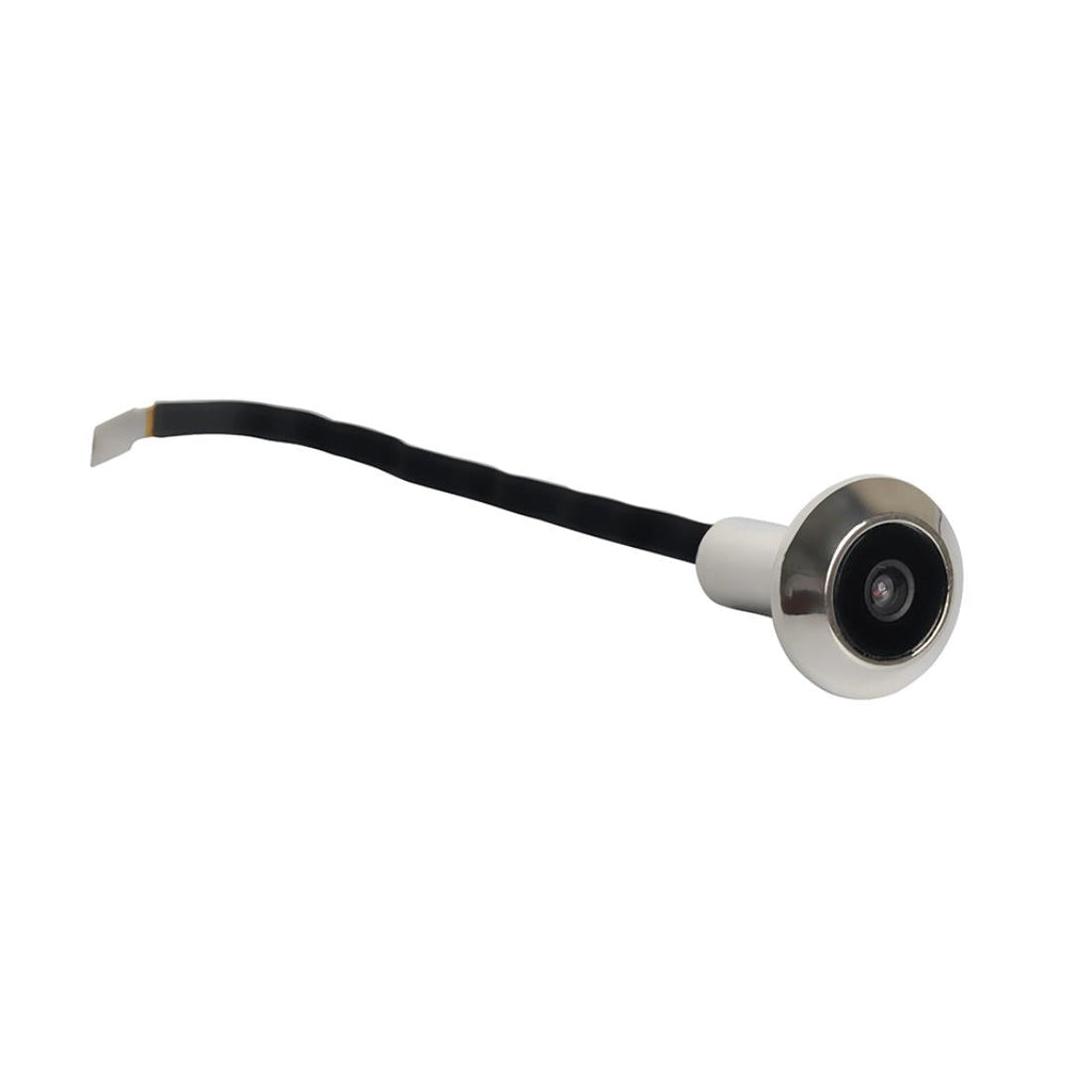 3 Screen 1.0Mp Security Camera With Door Peephole & Tf Card Support - Black