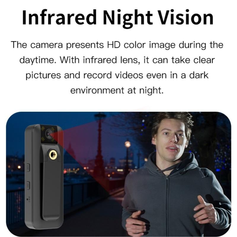 Outdoor Sports Video Camera With Night Vision And Rotatable Lens
