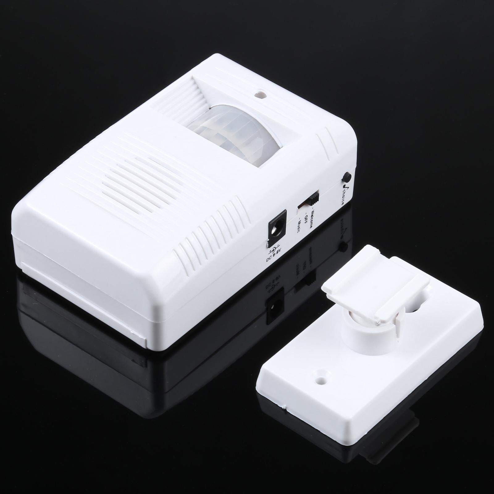 Electronic Infrared Sensor Doorbell - White Guest Welcome