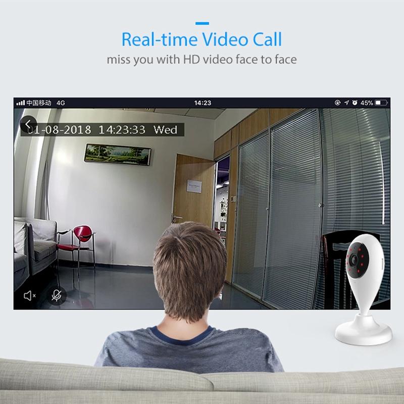 Wireless Ip Camera With Night Vision & Remote Control