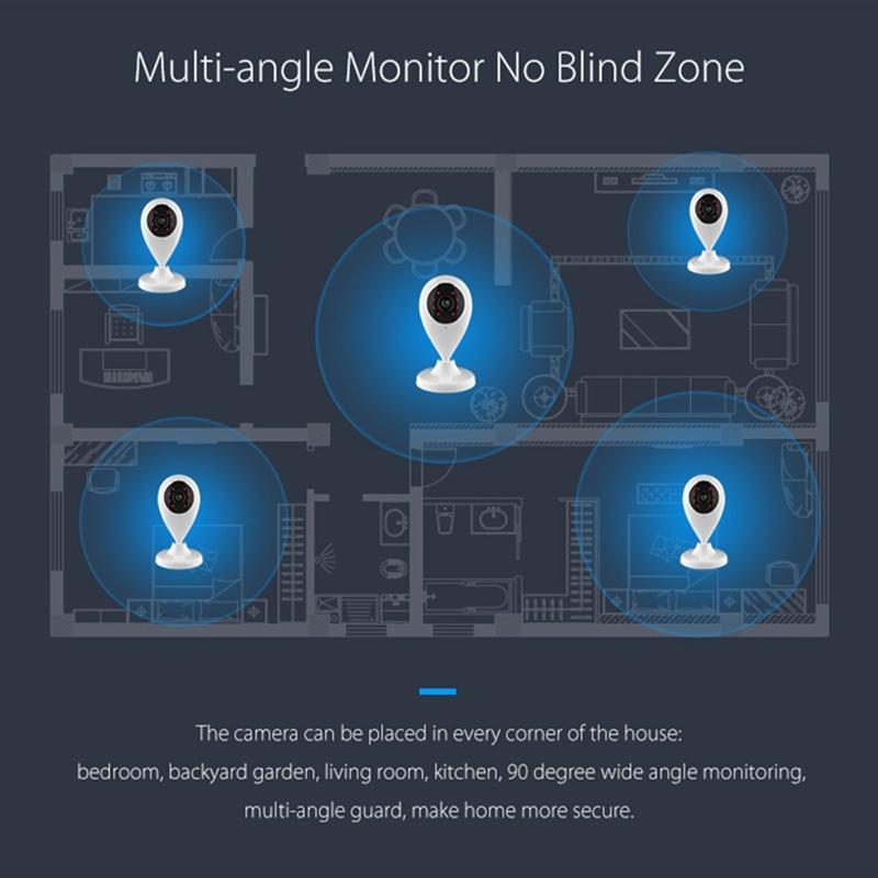 Wireless Ip Camera With Night Vision & Remote Control