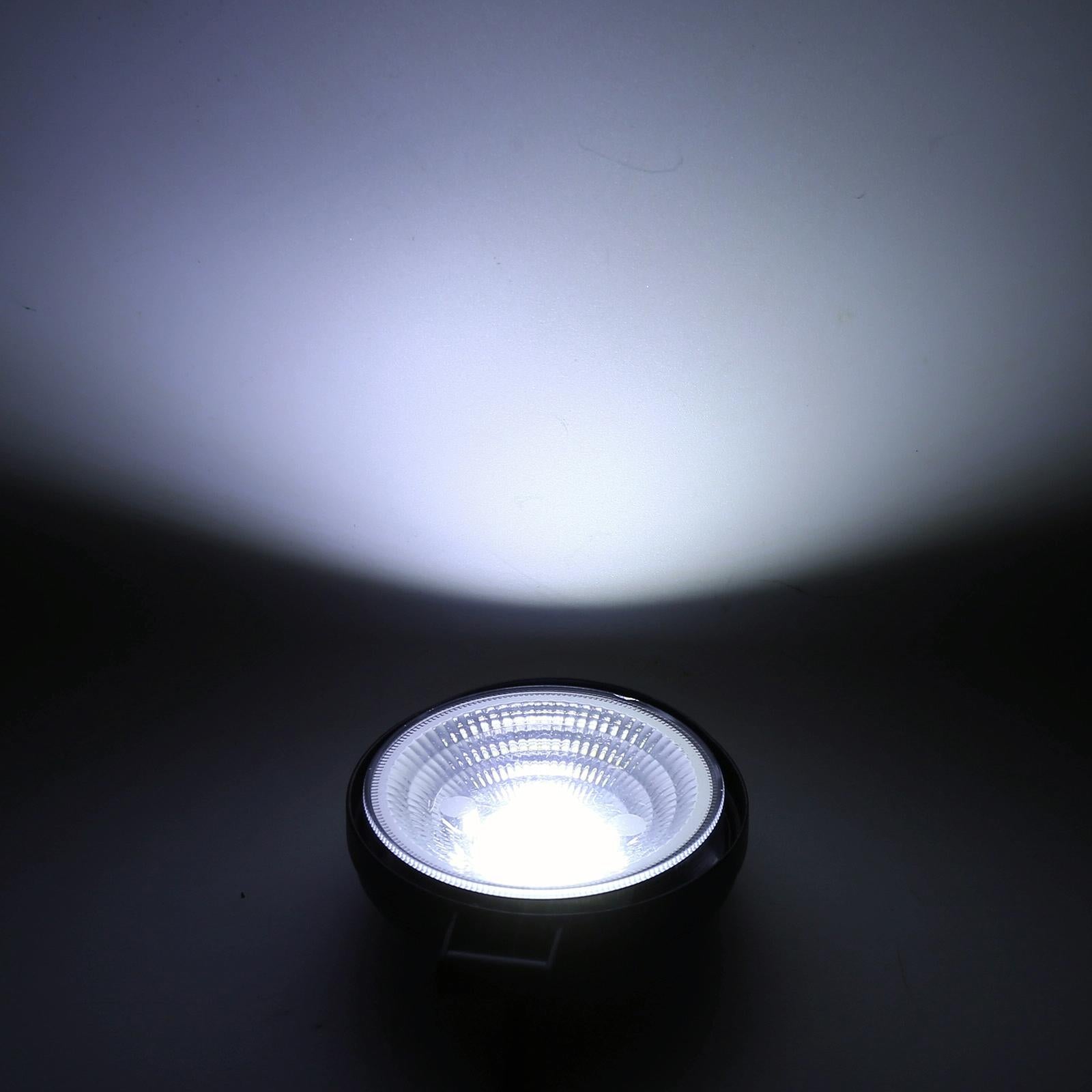Car Round Work Light With Cob Lamp Beads