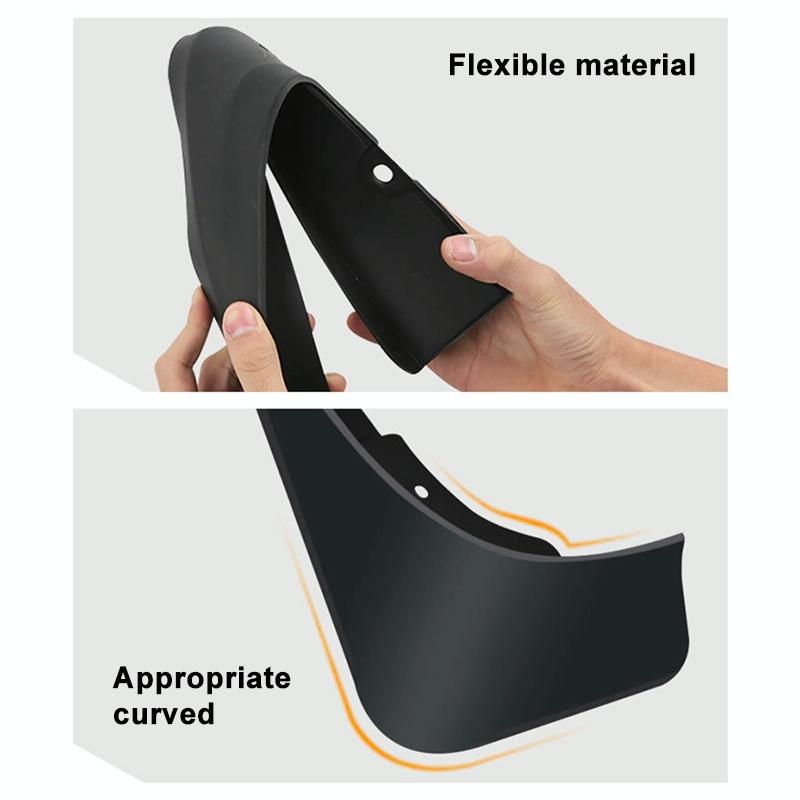 For Skoda Superb 2016-2021 4Pcs / Set Car Auto Soft Plastic Splash Flaps Fender Guard