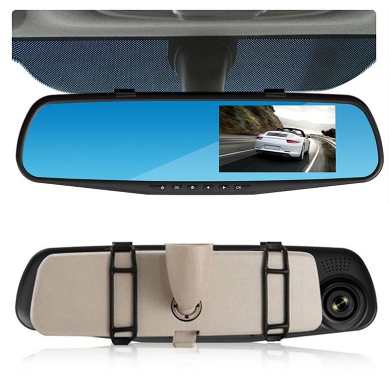 4.3 Dual-lens Hd Night Vision Driving Recorder with Parking Monitoring and Motion Detection - Vs6 Car