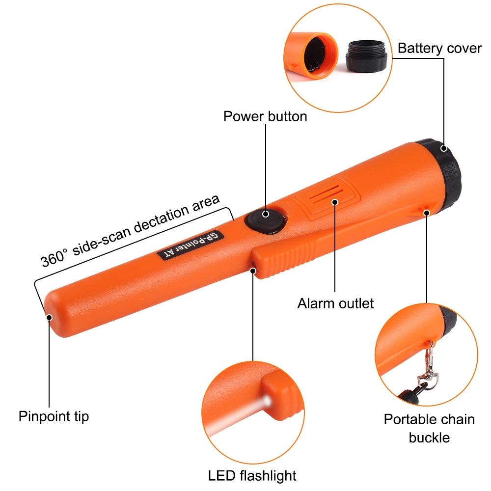 Waterproof Metal Detector with Positioning Rod - Gp-pointer