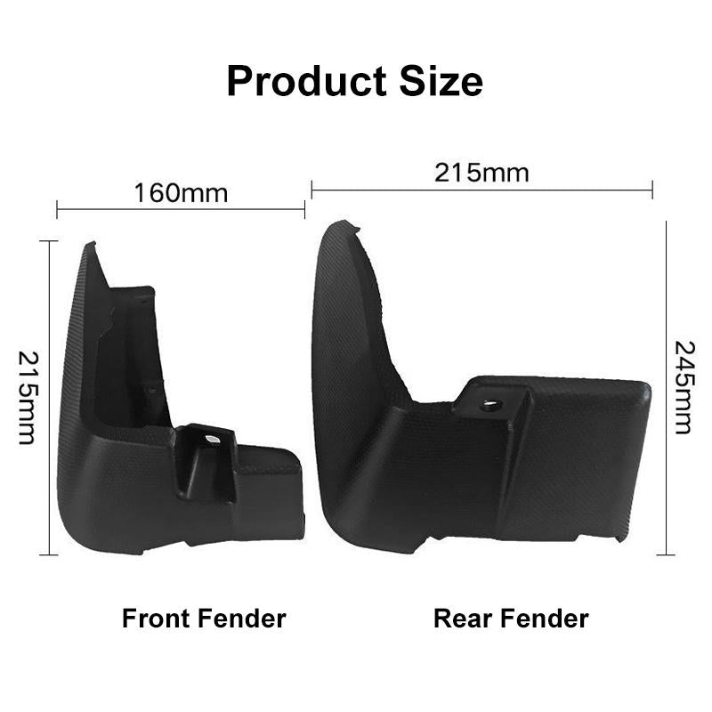 For Subaru Xv 2018-2021 4Pcs / Set Car Auto Soft Plastic Splash Flaps Fender Guard