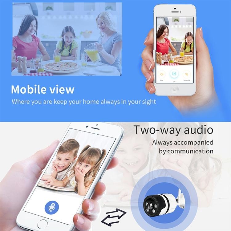 Smart Wifi Security Camera - Hd Waterproof Ip66 For Indoor / Outdoor Surveillance