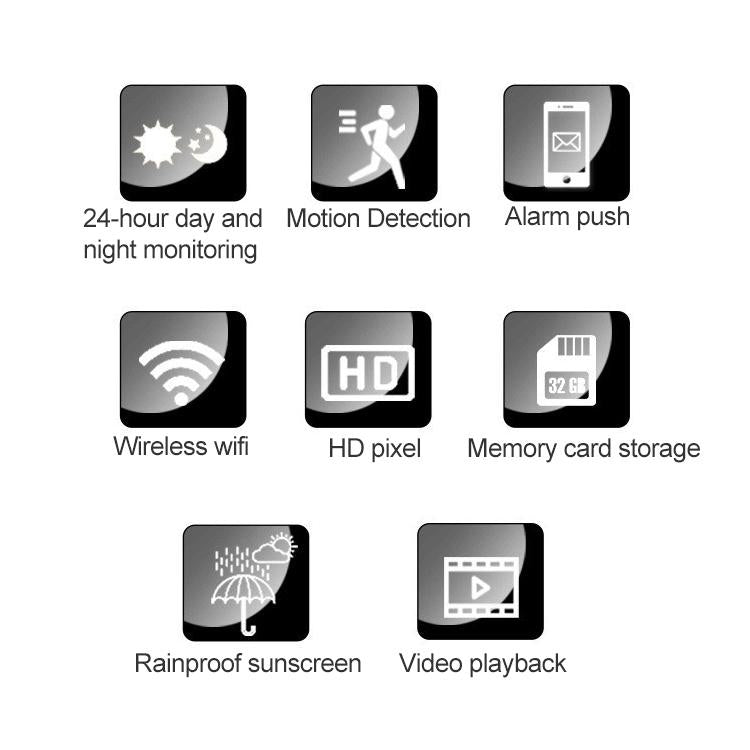 Smart Wifi Security Camera - Hd Waterproof Ip66 For Indoor / Outdoor Surveillance