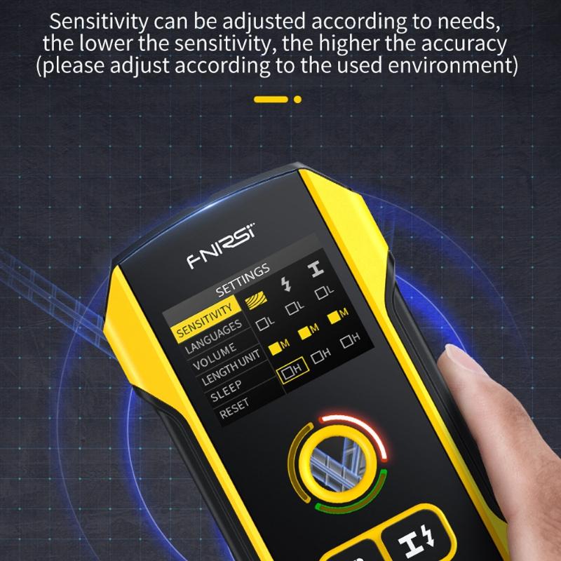 Wall Wire and Rebar Detector - Multifunctional