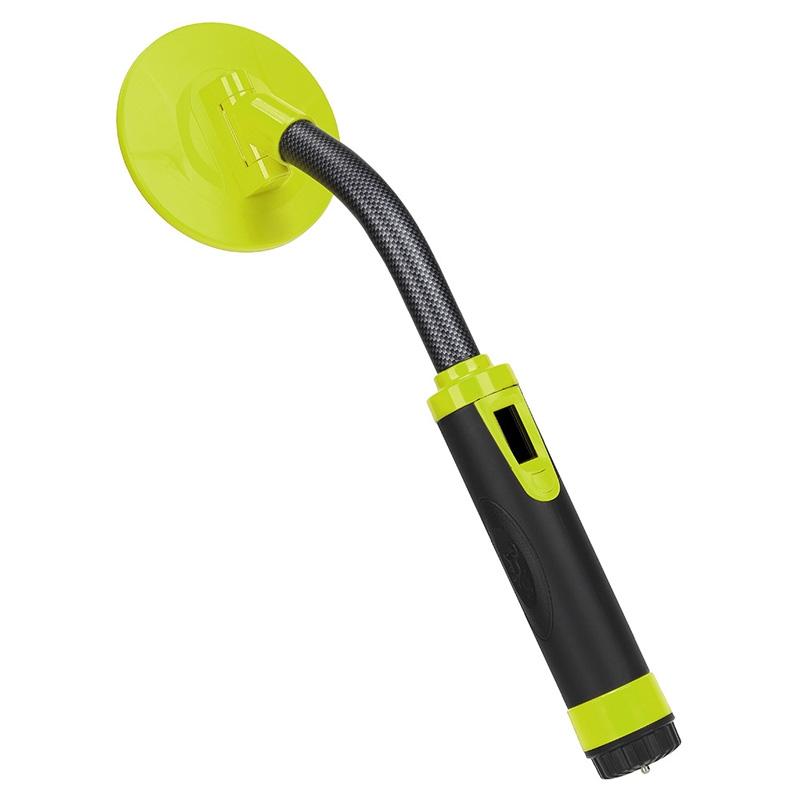 Handheld Metal Detector with Positioning Rod for Treasure Hunting - Orange