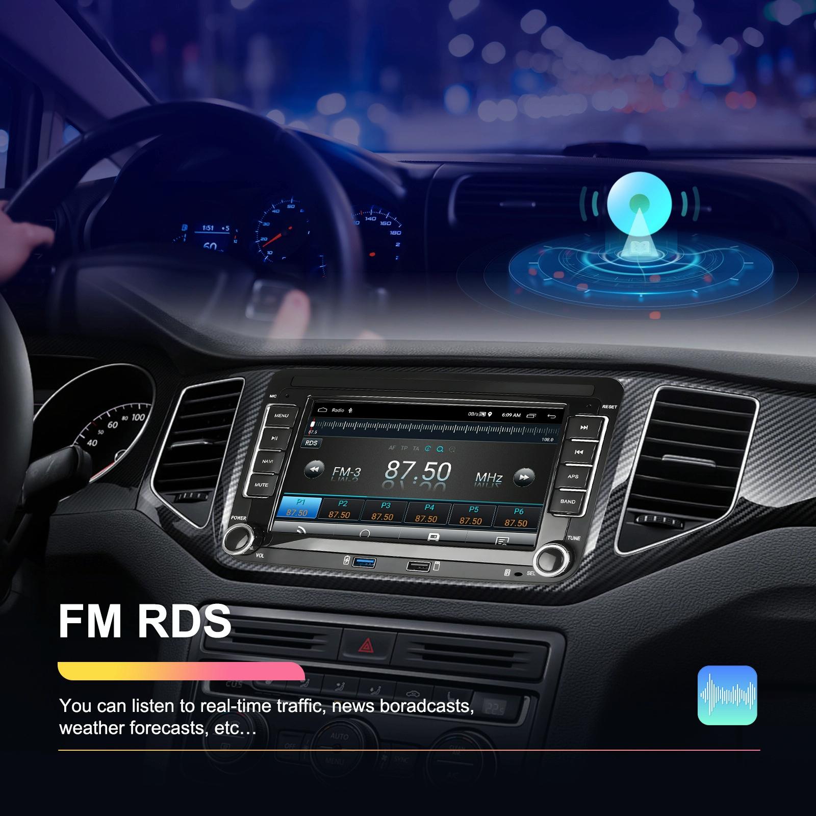 Android Carplay Navigation For Vw / Skoda - 1 + 32G Screen Reversing Camera